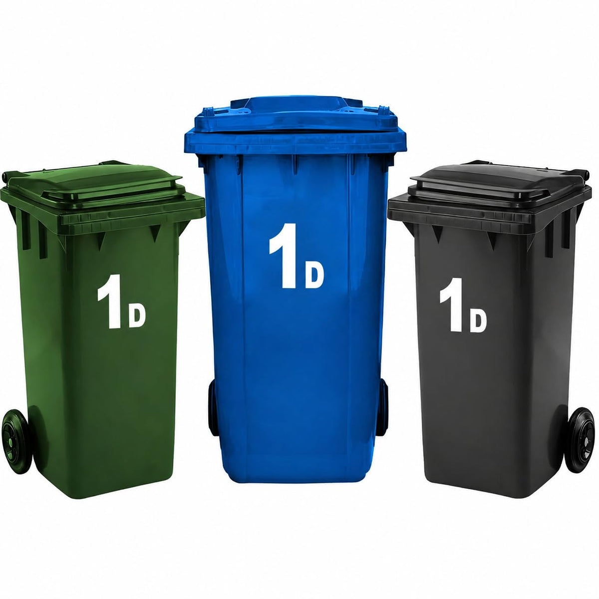 3 Pack Bin Numbers for Wheelie Bins 0-99/A-D | Large Number Stickers (45)