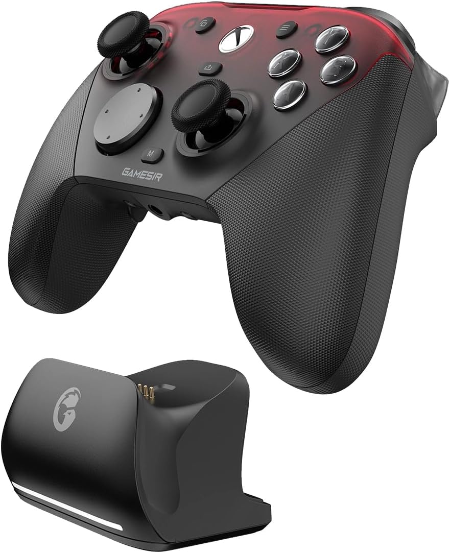 GameSir G7 Pro Wired Controller for Xbox Series X|S, Xbox One, Wireless Gamepad for PC&Android with TMR Sticks, Hall Effect Analog Triggers, 1000Hz Polling Rate, 3.5mm Audio Jack - Black