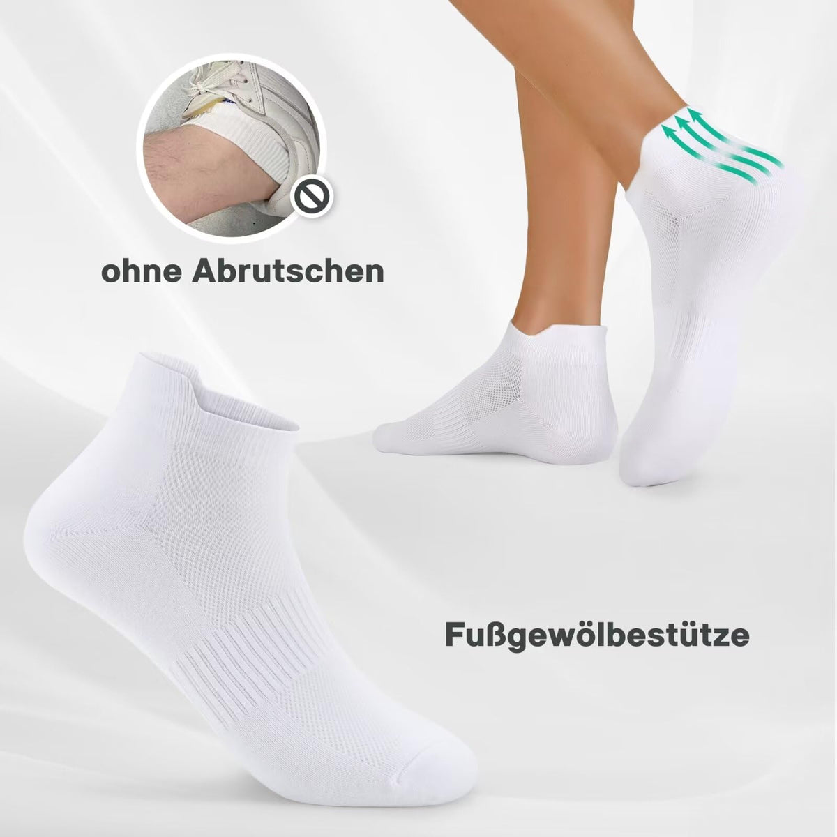 YouShow 10/20 Pairs Trainer Socks Cotton Sports Ankle Socks for Men & Women