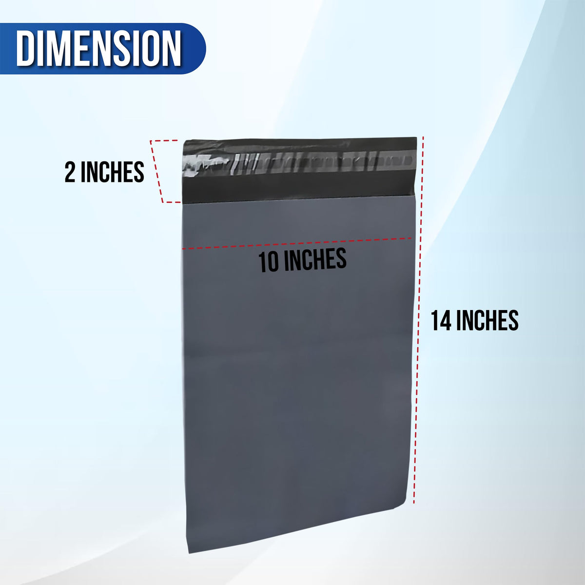 50 Grey Parcel Bags 10" x 14" Self Seal Postage Bag 254mm x 356mm Eco-Friendly Plastic Packaging Delivery Bags A4 Letter Mailing Bag Strong Waterproof Poly Mailers