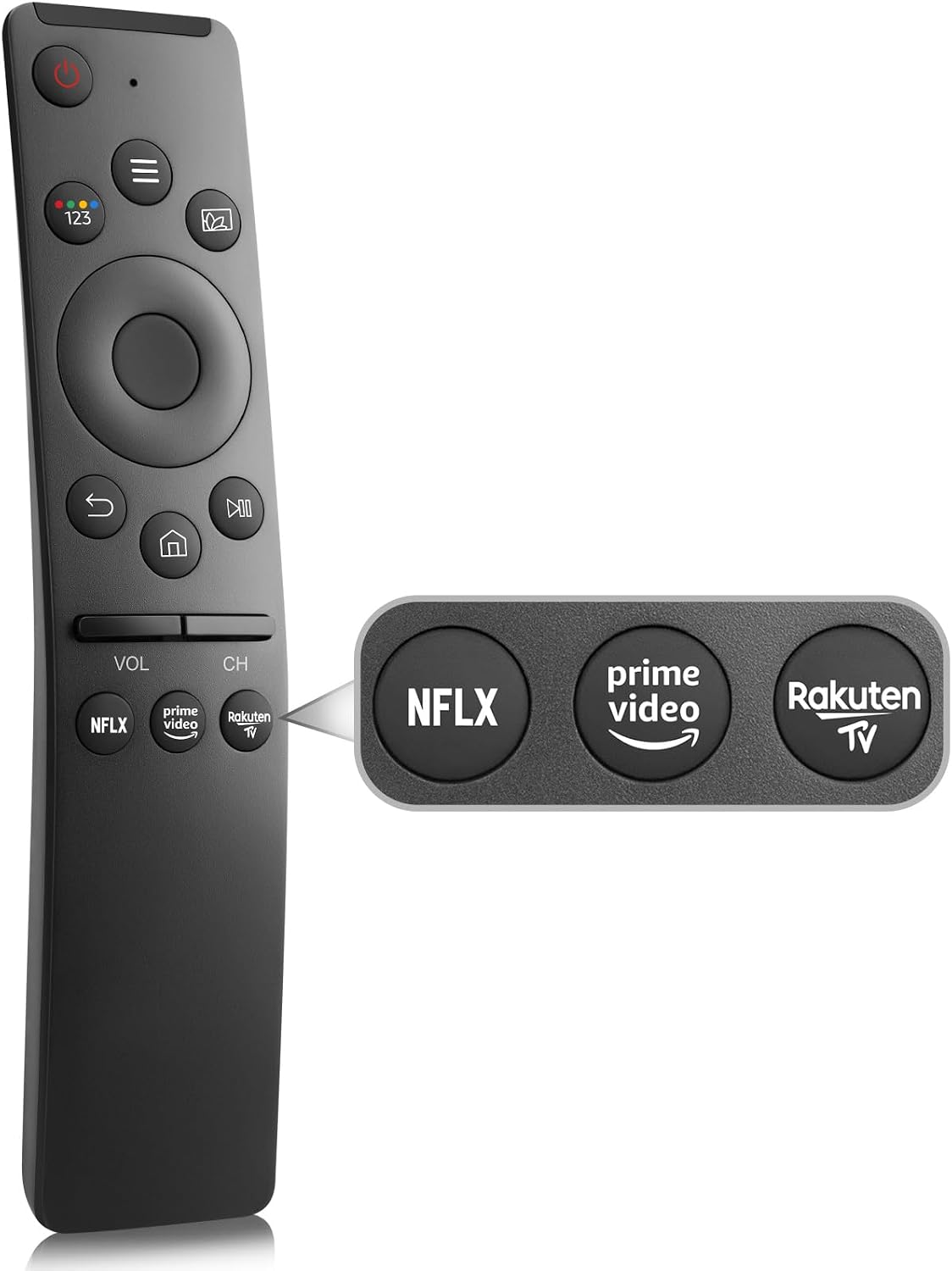 Universal-for-Samsung-Smart-TV-Remote, for Samsung Curved Qled Frame 4K TV