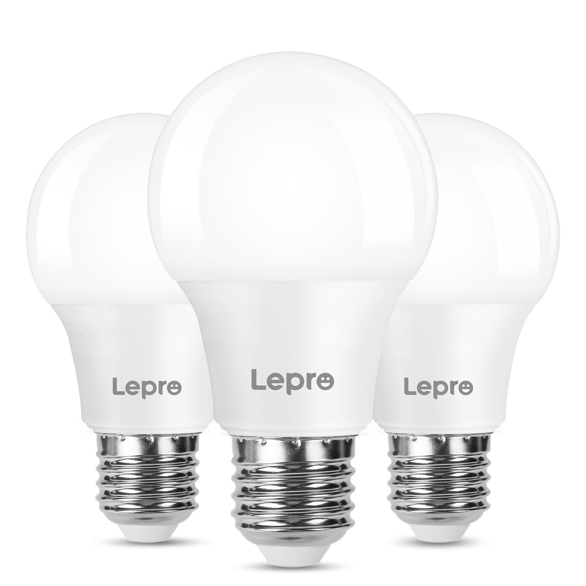 Lepro E27 Screw Bulb, 8.5W, 60W Equivalent, 806lm 2700K Warm White, 6 Pack