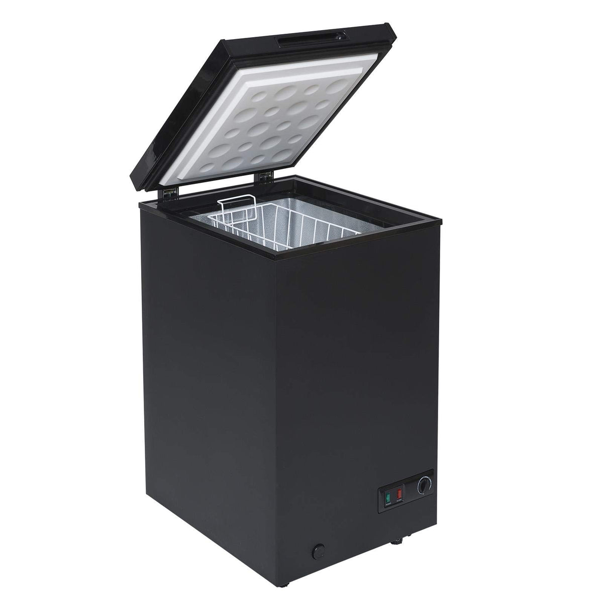 SIA Chest Freezer 80L, Removable Wire Basket, Freestanding, White, CHF100W