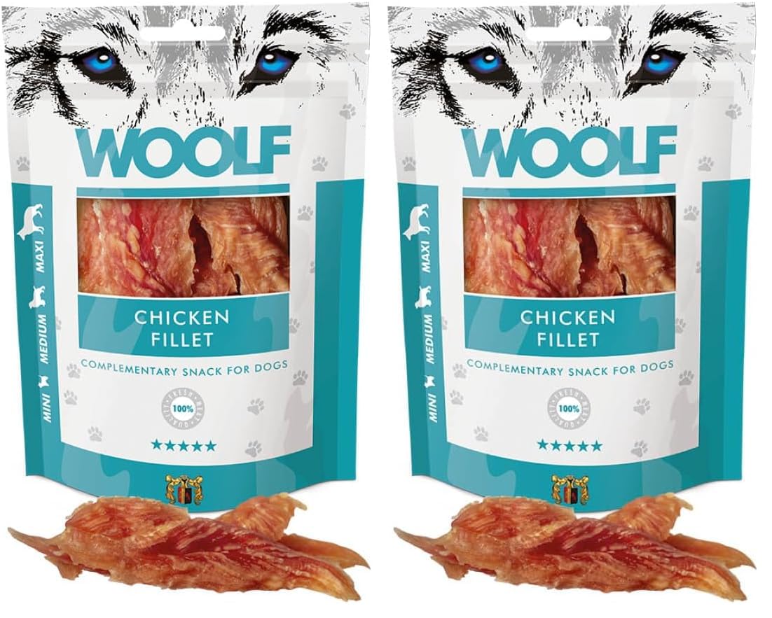 WOOLF Soft Duck Fillet Dog Treats - Complementary Snacks for Dogs | 100g