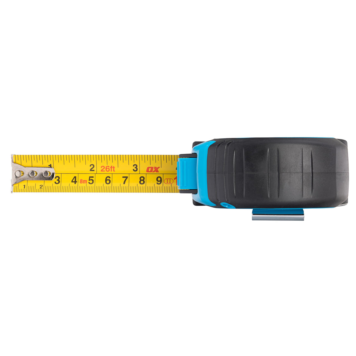 OX Pro Dual Auto Lock Tape Measure Twinpack - 8m, Magnetic End Hook