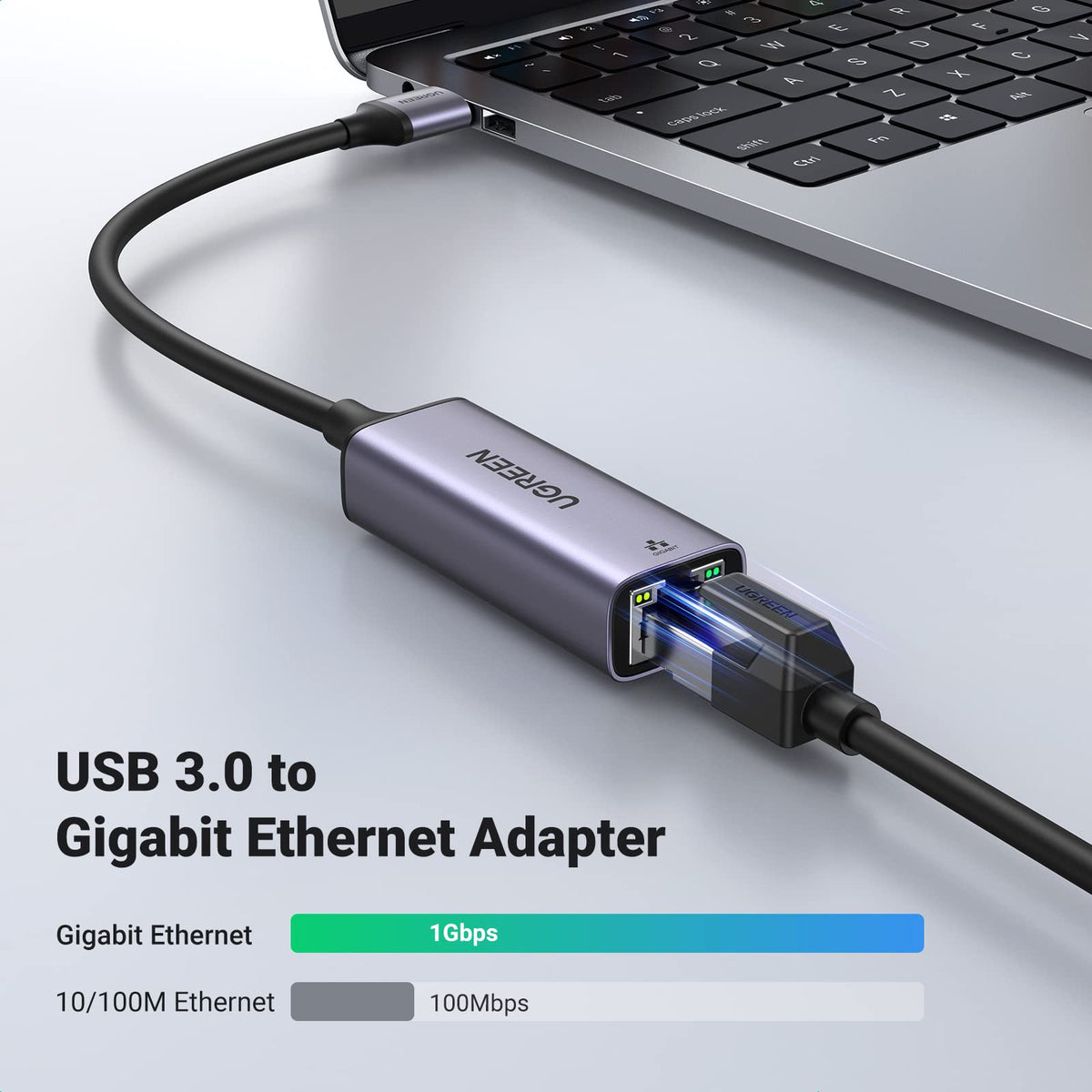 UGREEN USB C to Ethernet Adapter, Gigabit Wired Network Adapter