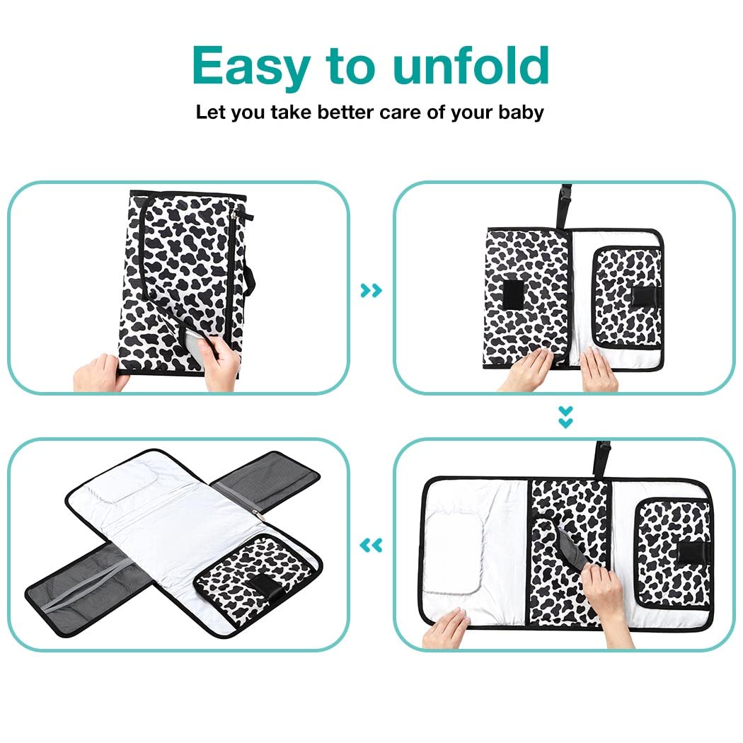 Lekebaby Portable Nappy Changing Mat Travel Baby Change Mat