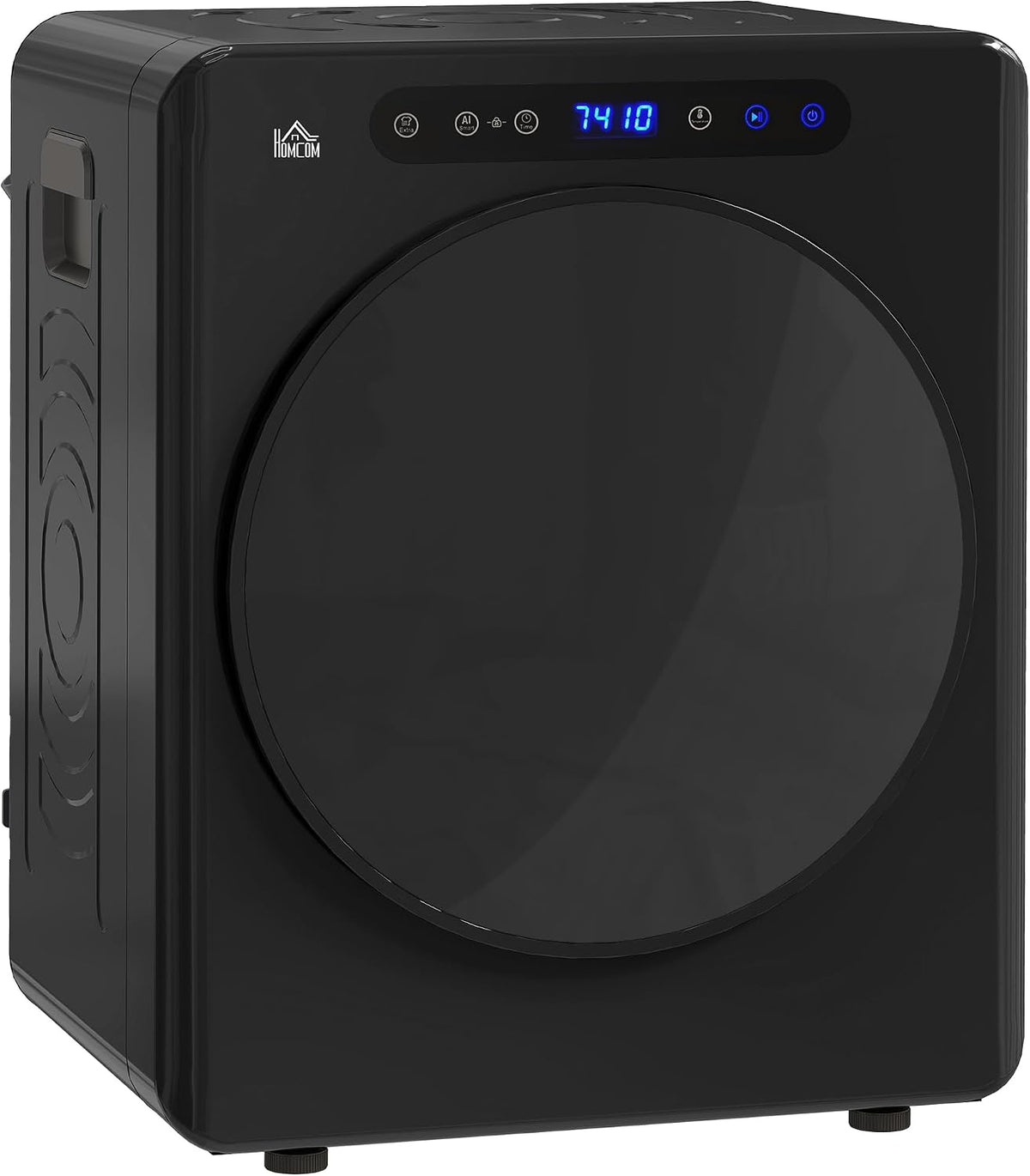 HOMCOM Vented Tumble Dryer 5kg Wet Laundry/3kg Dry Capacity 1000W Black