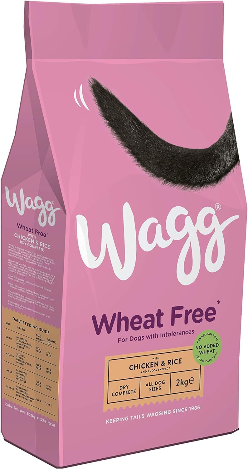 Wagg Wheat Free Complete Dry Adult Dog Food Chicken & Rice 12kg