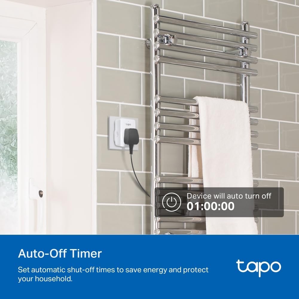 Tapo P100 2-Pack Smart Plug, Wi-Fi, App Remote Control, Voice Control with Alexa & Google, Away Mode, Scheduling & Timer, Device Sharing, Easy Set Up, Multiple Safety Guarantees