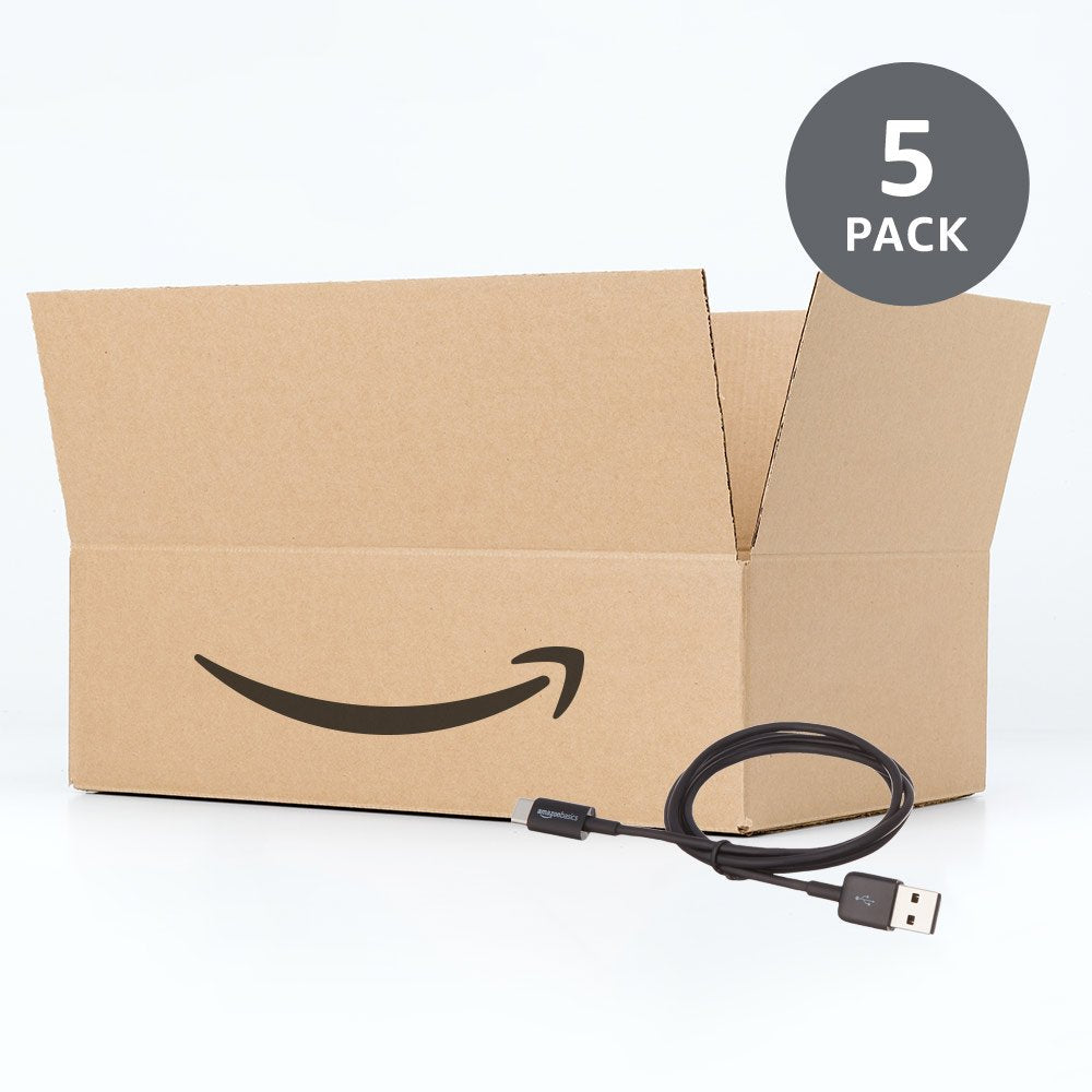Amazon Basics USB-A to USB-C Fast Charger Cable, USB 2.0, 480Mbps Speed, USB-IF Certified, for Apple iPhone 16/15, iPad, Samsung Galaxy, Tablets, Laptops, 0.9 m, Black