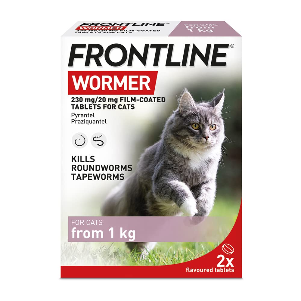 FRONTLINE WORMER - Worming Tablets for Dogs - 2 Tablets