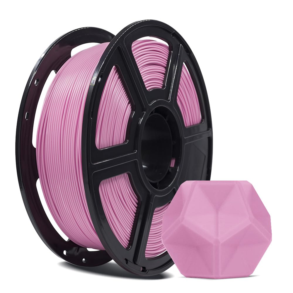FLASHFORGE 3D Printer Filament, PLA PRO Filament 1.75mm, 1KG Spool (2.2lbs), Dimensional Accuracy +/- 0.02mm for FDM 3D Printers, Better Tenacity & No Knotting (White)