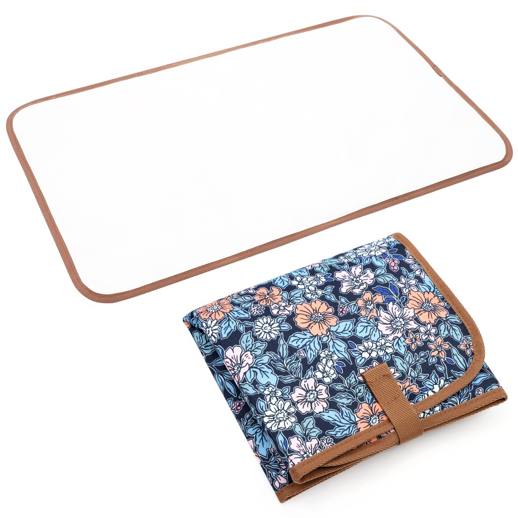 Lekebaby Foldable Travel Changing Mat Portable Baby Change Mat, Grey