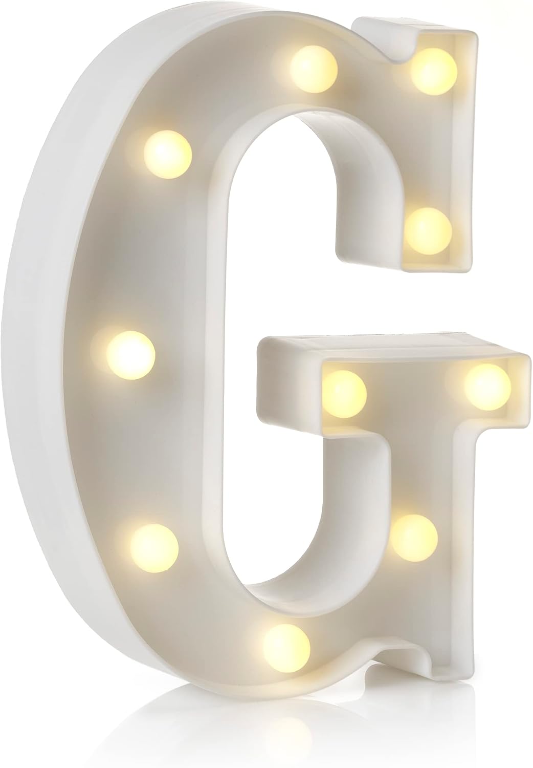 Auraglow LED Light Up Letter C Sign, Battery Powered Party Decoration