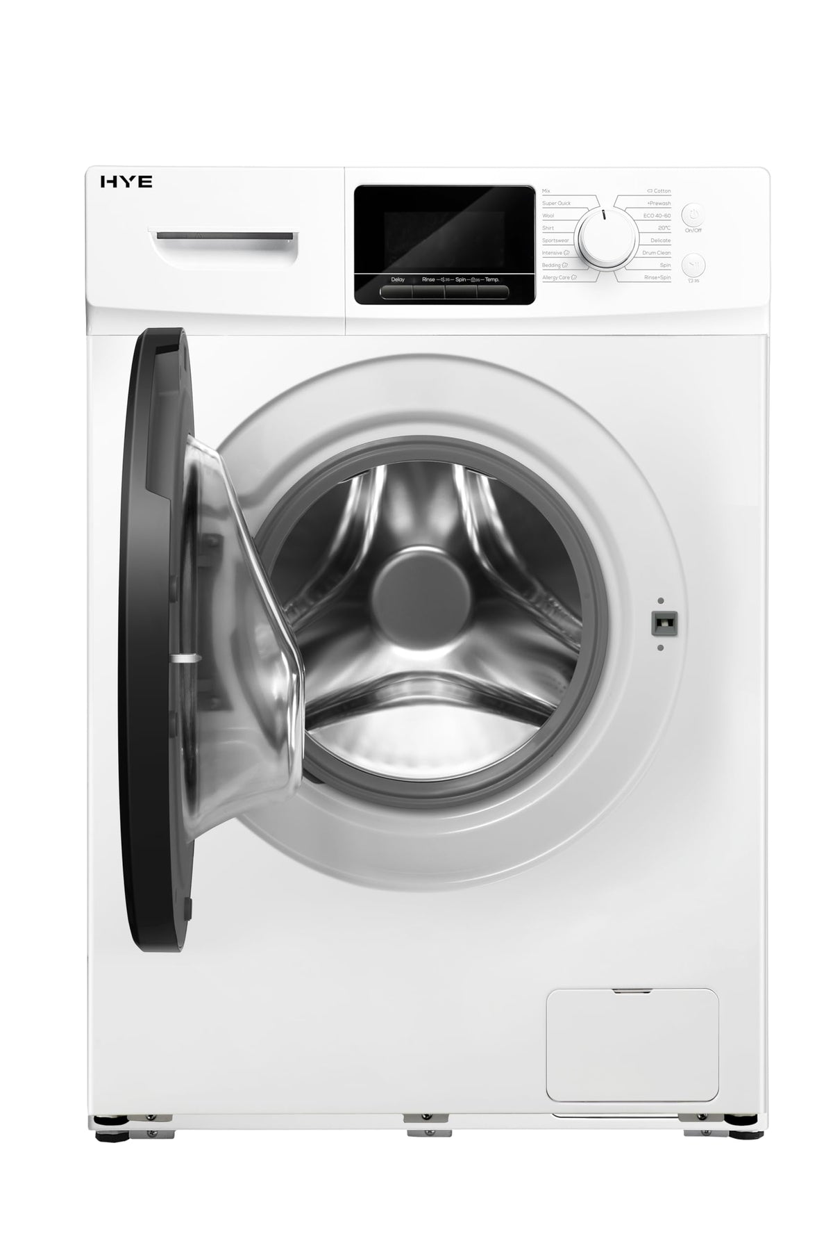 HYE Washing Machine - 8KG Drum, 1400RPM, White