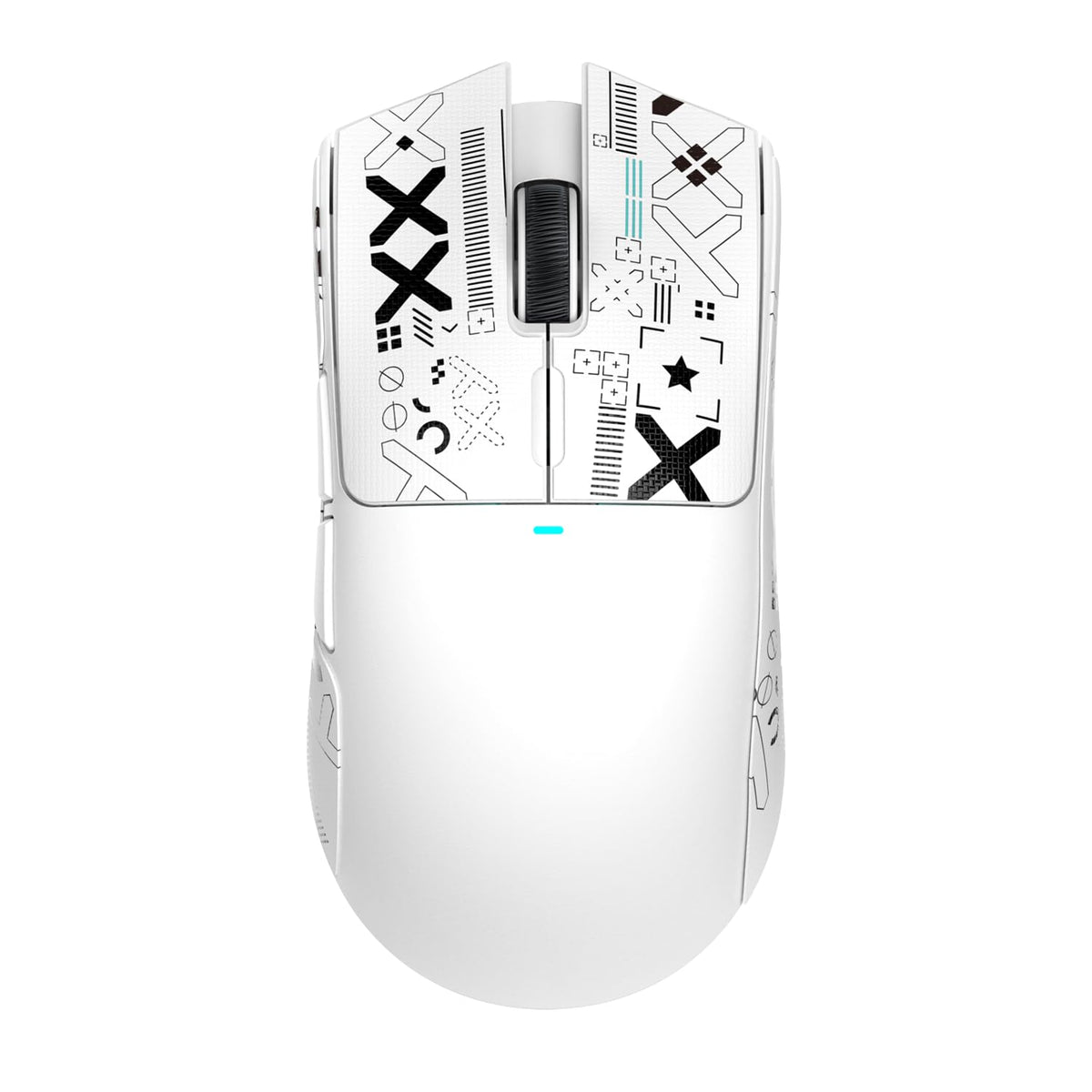 ATTACK SHARK X11 Gaming Mouse with Magnetic Charging Dock, PixArt PAW3311 Gaming Sensor, BT/2.4G Wireless/Wired Gaming Mouse with Mouse Grip Tape, 22000 DPI, Gamer Mice for Win11/Xbox/PS/Mac (Red)
