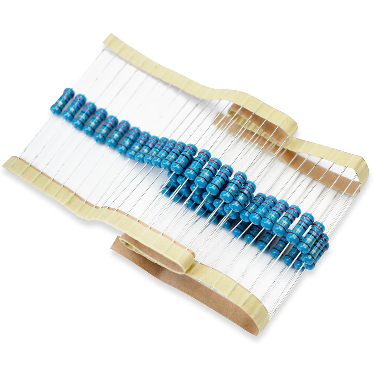 50 Pcs 1W 1% Tolerance 0.1 Ohm Metal Film Resistor Resistance for DIY Project and Experiments