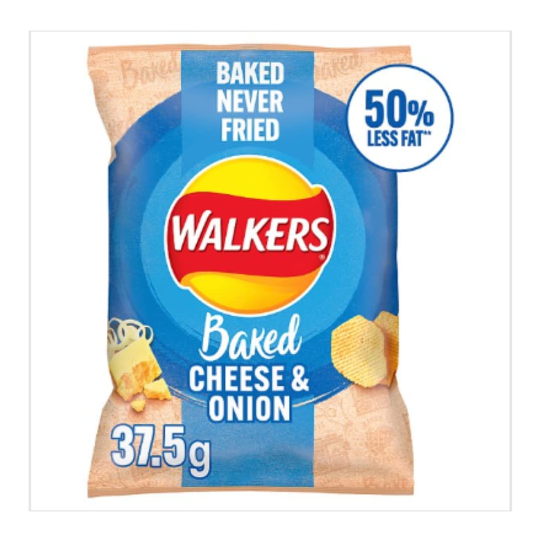 Walkers Baked Snacks Sea Salt 6 x 22g