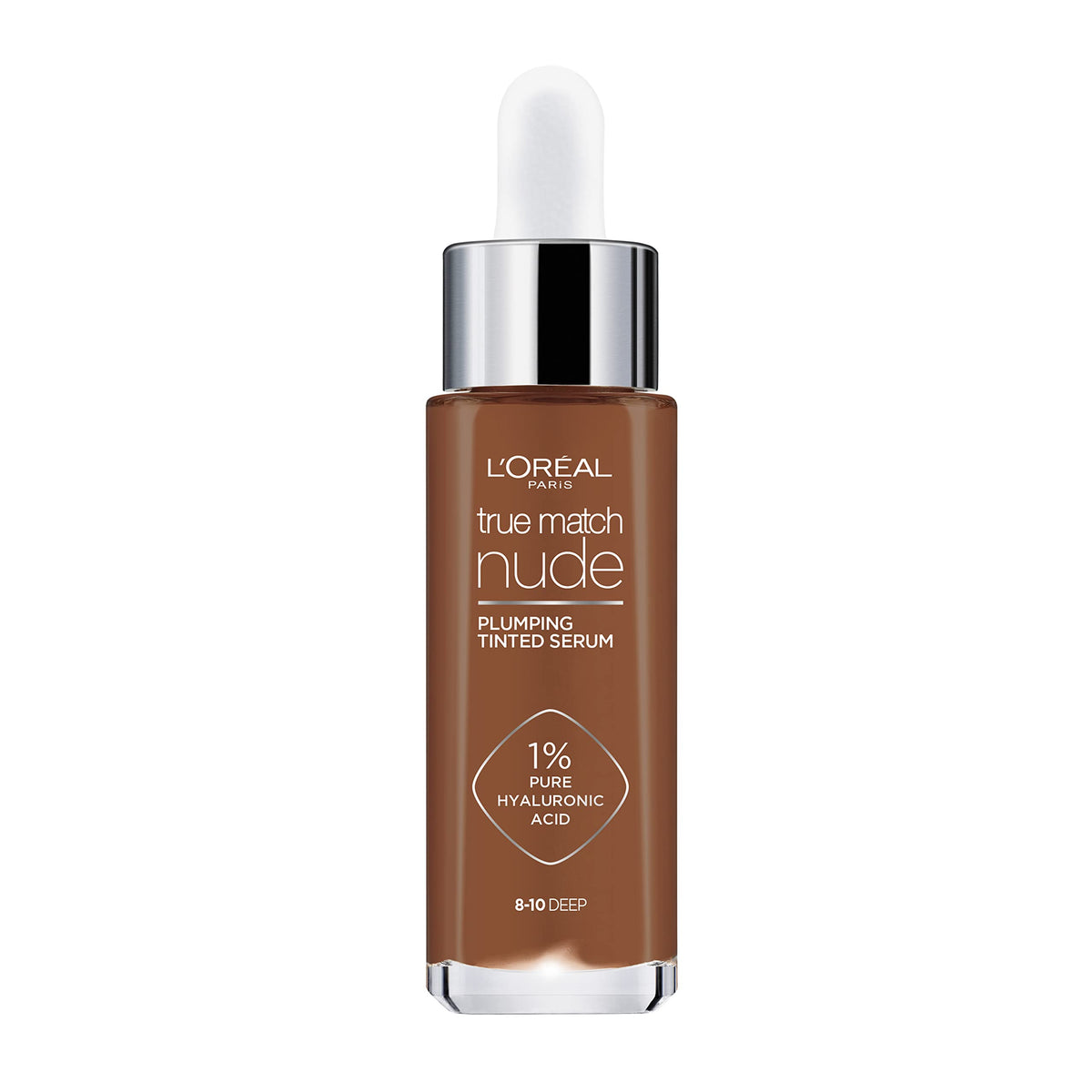 L'Oréal Paris Nude Plumping Tinted Serum with Hyaluronic Acid, Shade 4-5
