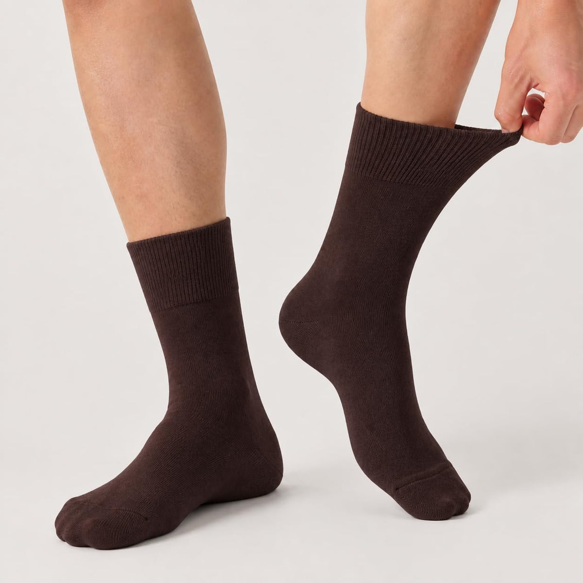 WeciBor Men's Bamboo Seamless Socks 6/12 Pack
