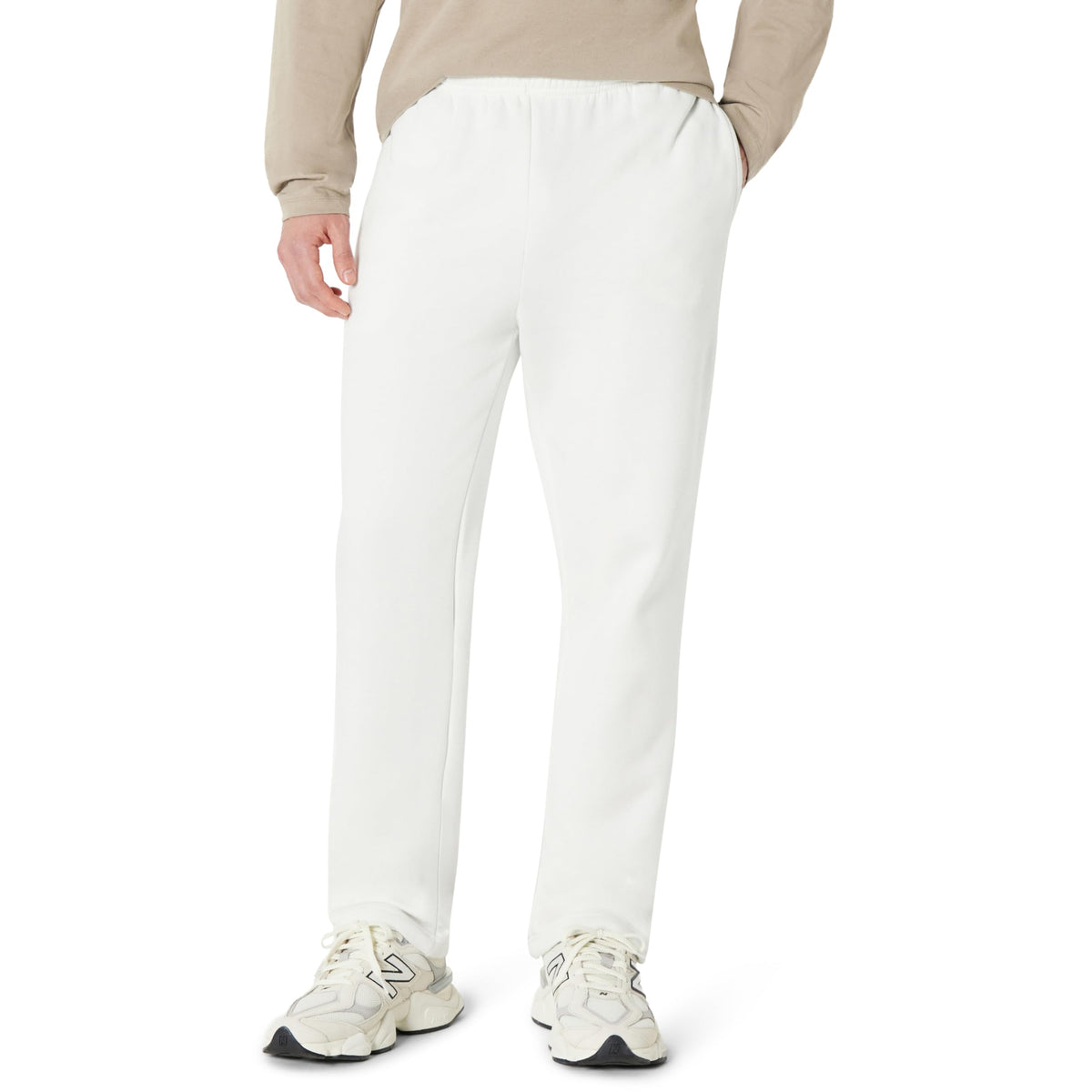 Amazon Essentials Men's Fleece Open Bottom Sweatpant (Available in Big and Tall)