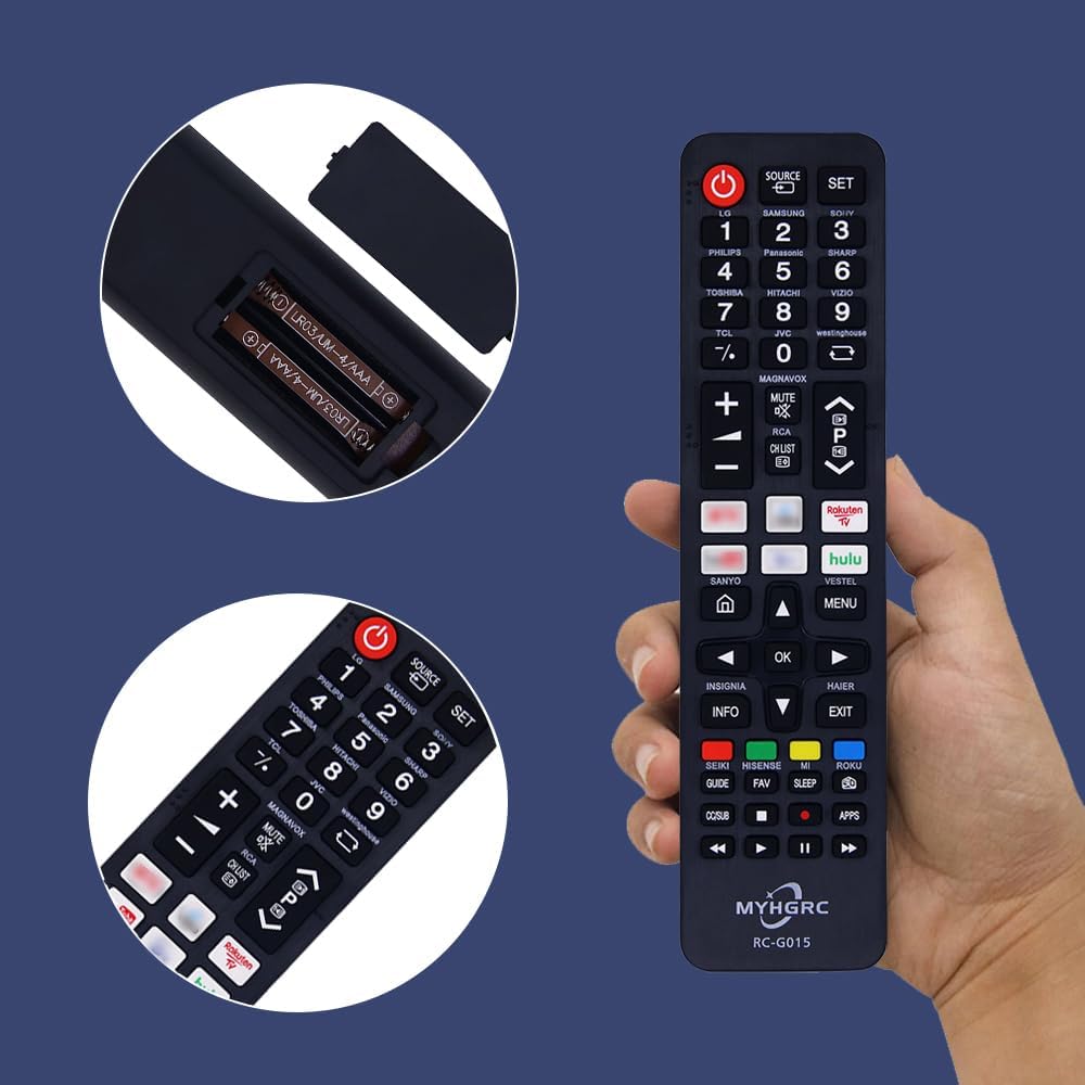 Universal TV Remote Control for LG, Samsung, Sony, Panasonic, Smart TV, Toshiba, Philips, TCL tv remote control universal for All TVs
