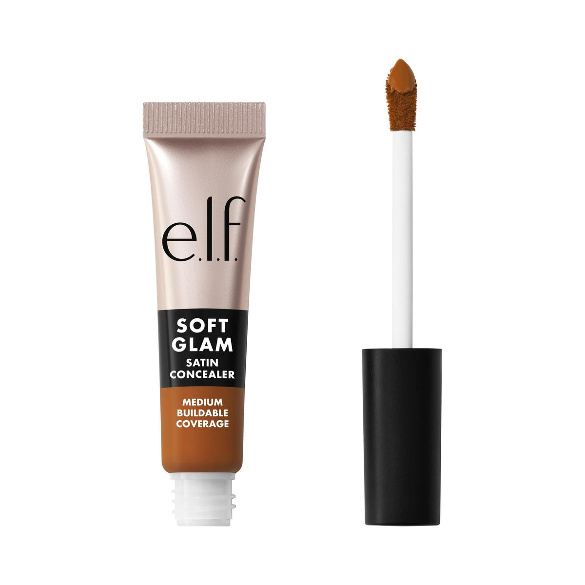 e.l.f. Soft Glam Satin Concealer, Medium Coverage for Blemishes & Under-Eye, Crease-Resistant, Long-Lasting, Vegan & Cruelty-Free, 10 Fair Cool