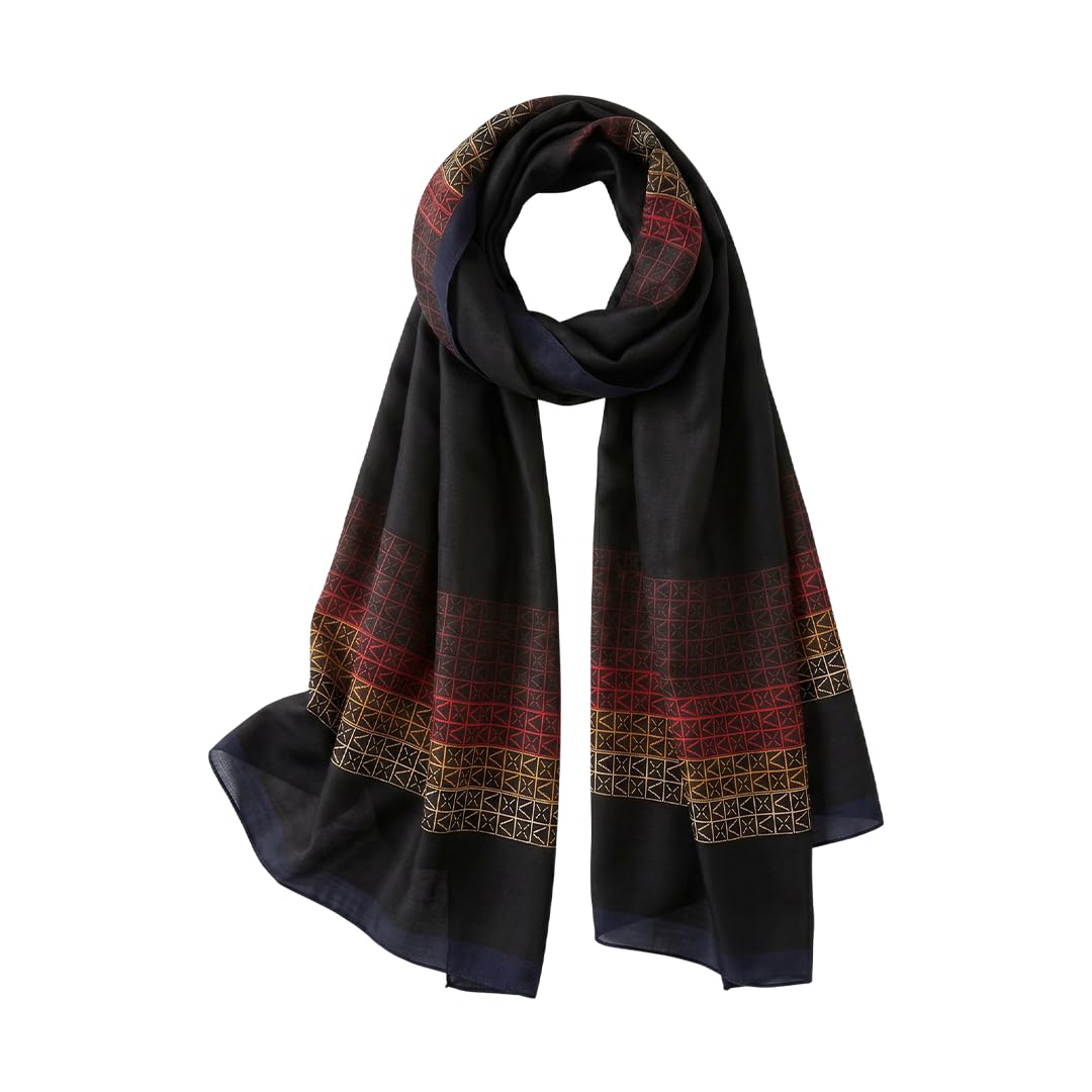 Trillion London® Silk Shawl Birthday Gifts for Women - Designer Silk Scarf