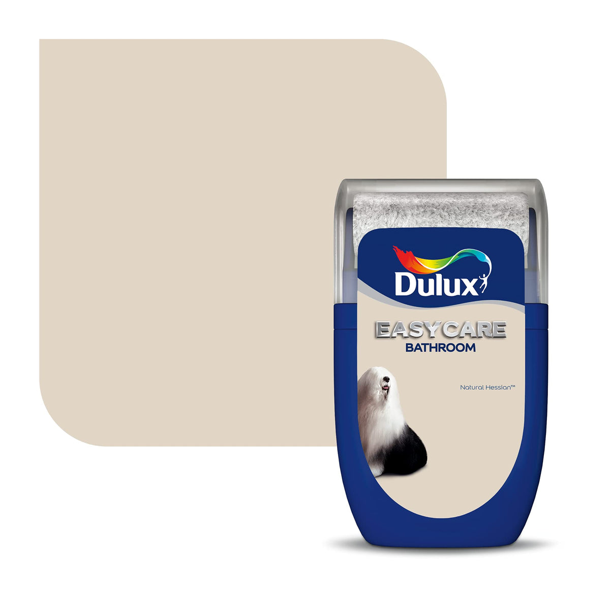 Dulux 5275836 Easycare Bathroom Soft Sheen Emulsion Paint For Walls And Ceilings - Mossy Stone 2.5L