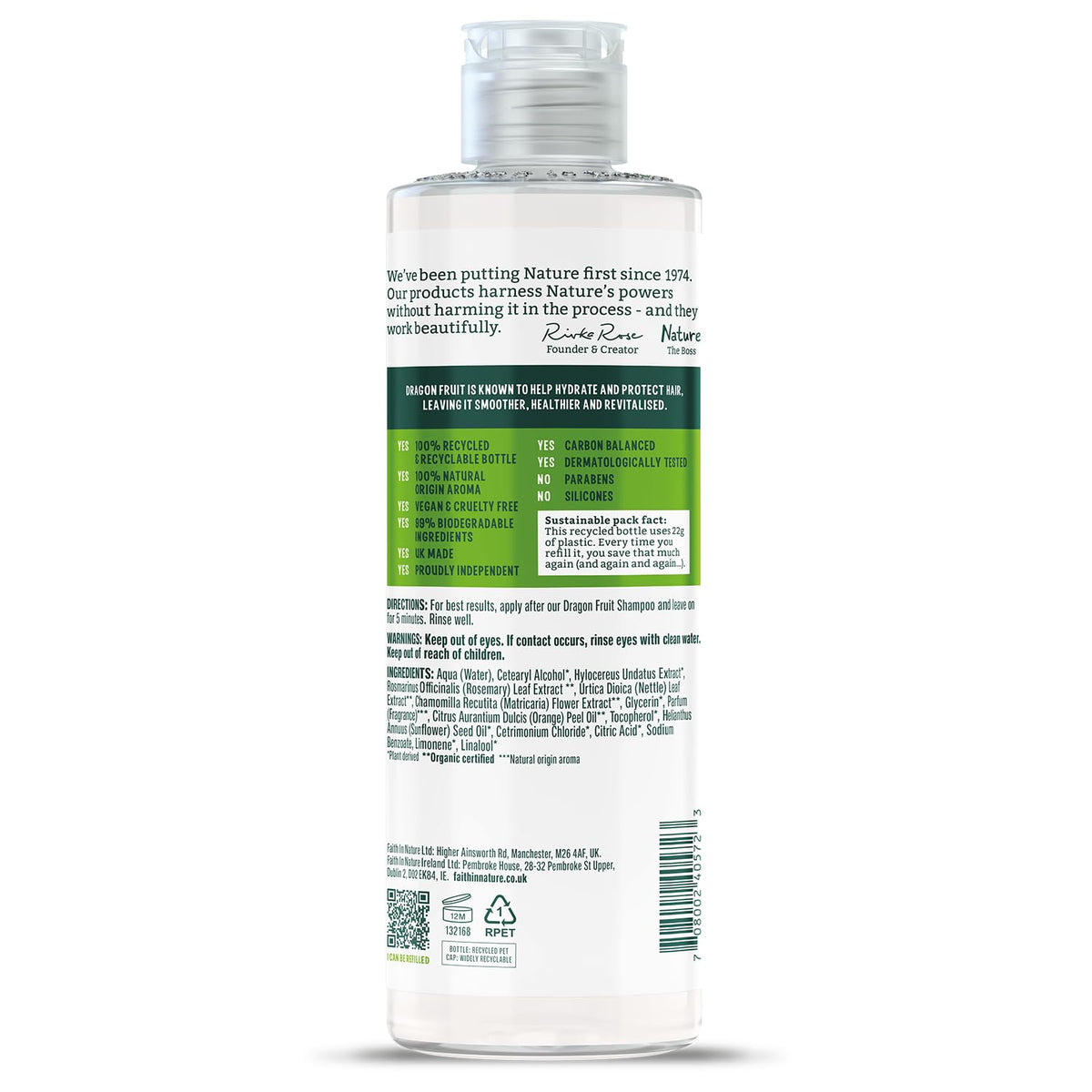 Faith In Nature Organic Coconut Conditioner, Hydrating for Dry Hair & Scalp, Vegan & Cruelty Free, No SLS, Silicones or Parabens, 400ml