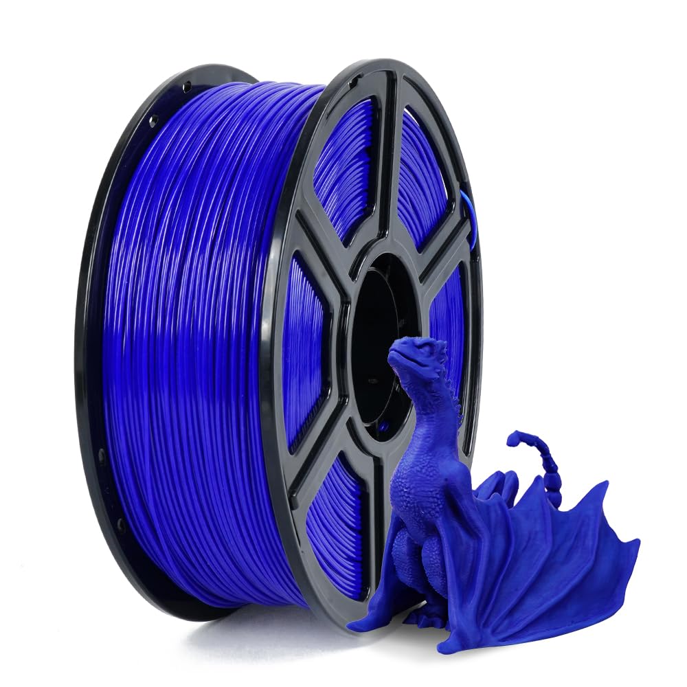 FLASHFORGE 3D Printer Filament, PLA PRO Filament 1.75mm, 1KG Spool (2.2lbs), Dimensional Accuracy +/- 0.02mm for FDM 3D Printers, Better Tenacity & No Knotting (White)