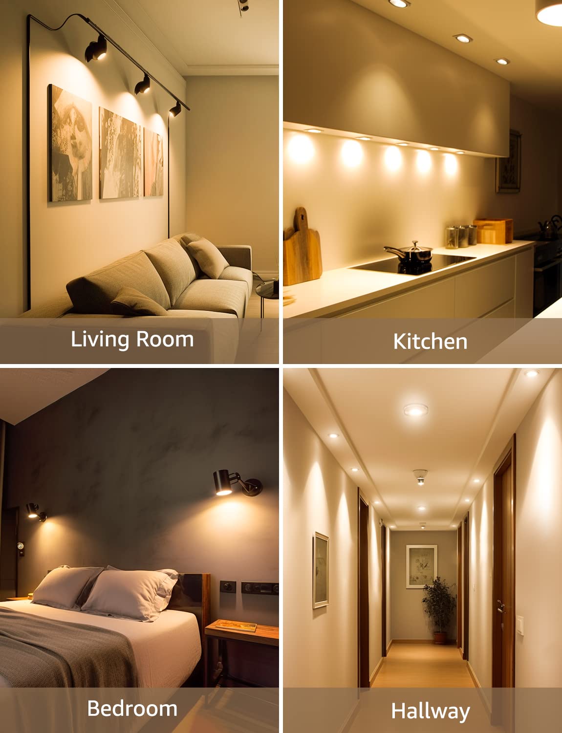 Lepro GU10 LED Spotlight Bulbs, Neutral White 4000K, 50W Equivalent,10-Pack