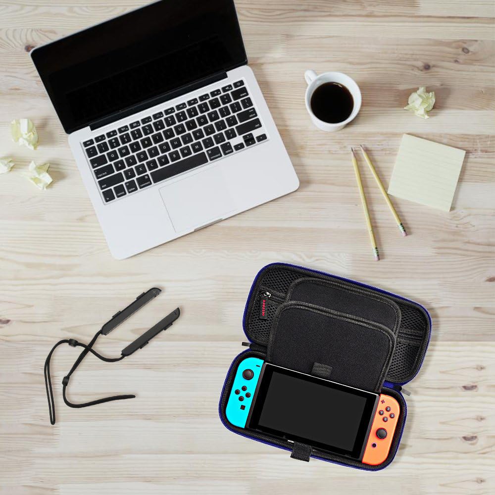 daydayup Switch 2 Carry Case Compatible with Nintendo Switch 2, with 24 Games Cartridges Protective Hard Shell Travel Carrying Case Pouch for Switch 2 Console & Accessories,Black