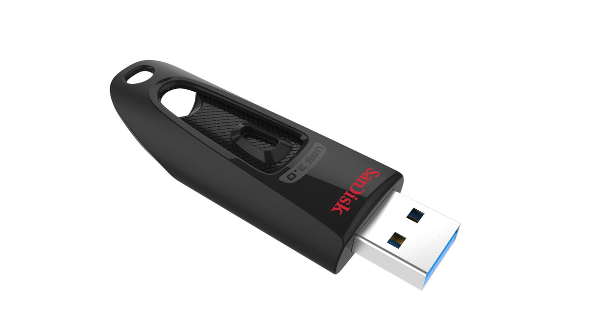 SANDISK Ultra 256GB, USB-A Flash Drive, Up to 100MB/s Read Speeds