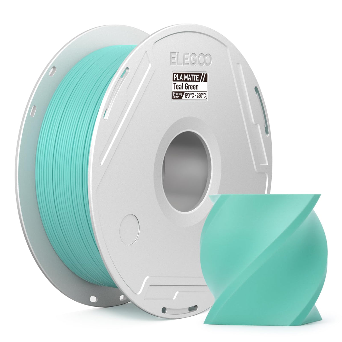 ELEGOO PLA Basic Refill 3D Printer Filament 1.75mm Red 1KG, Easy Storage
