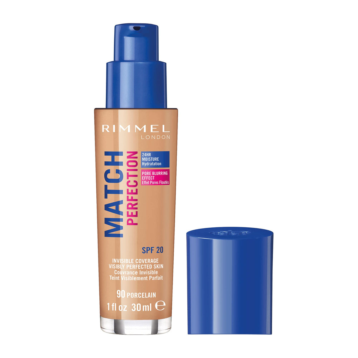 Rimmel London Match Perfection Foundation SPF20, 200 Soft Beige