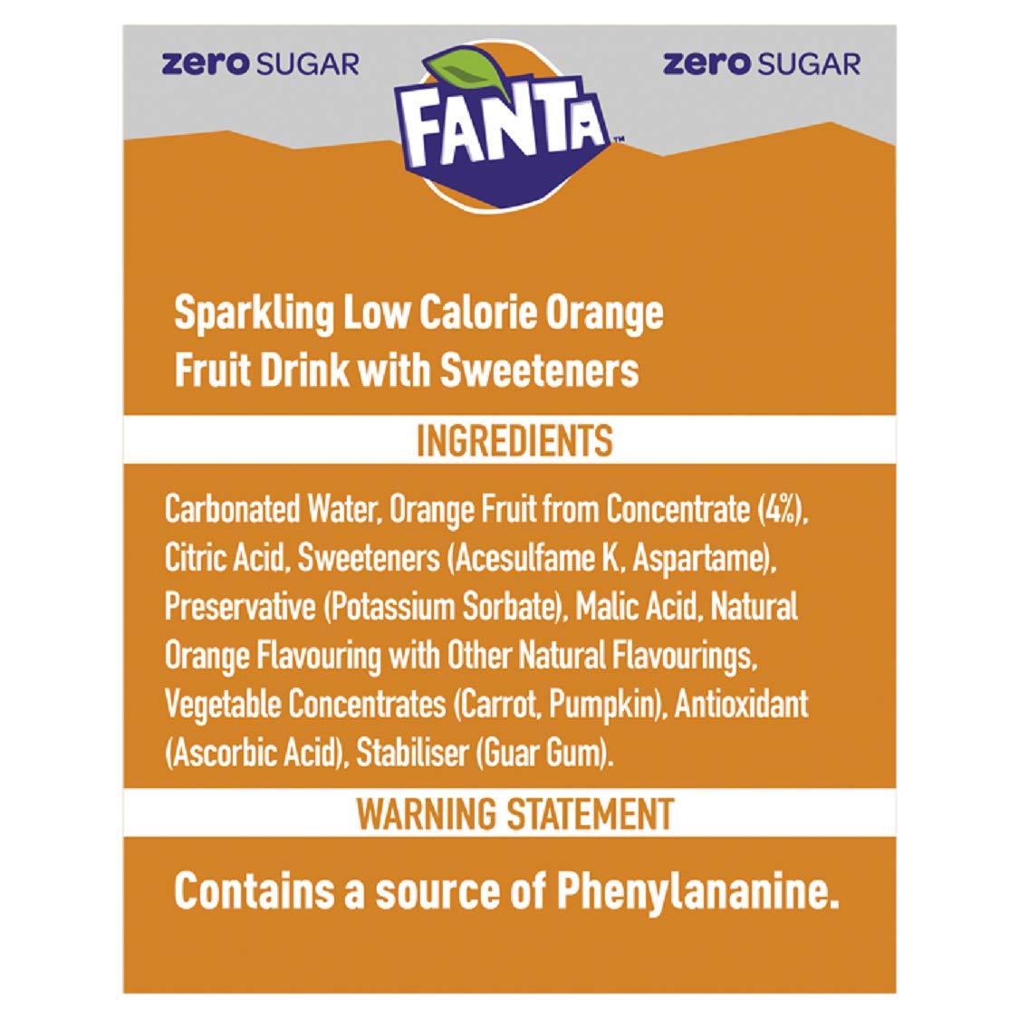 Fanta Fruit Twist Soft Drink Cans, 8 x 330 mL