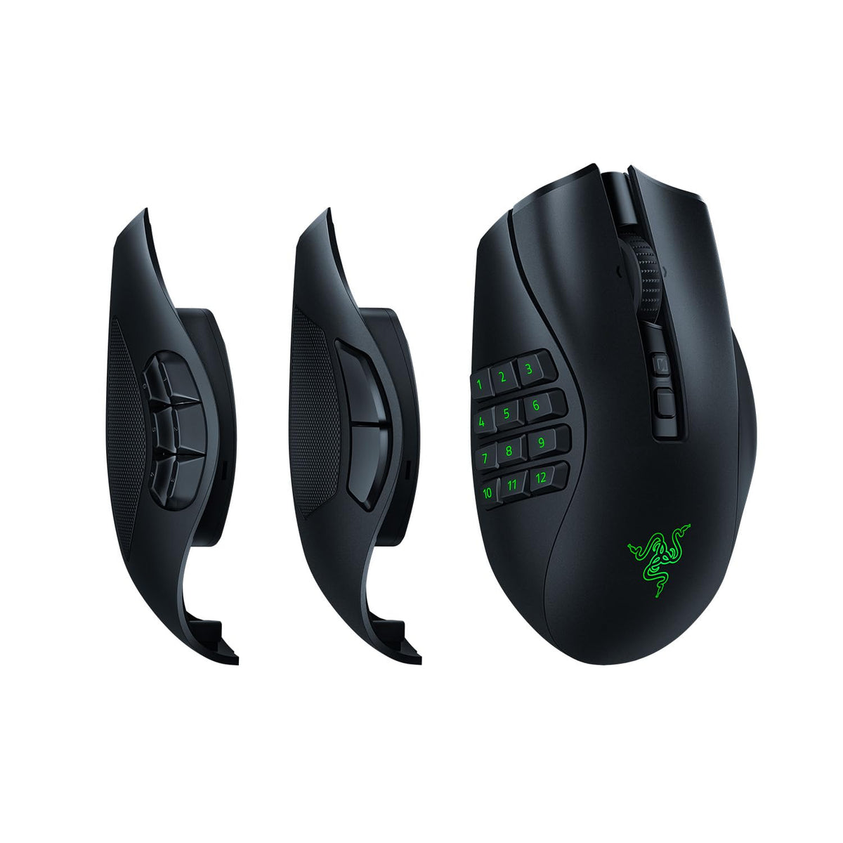 Razer Naga X - Ergonomic MMO Gaming Mouse with 16 Programmable Buttons (2nd Gen Optical Mouse Switches, Advanced 5G Optical Sensor, 85g Ergonomic Design, RGB Chroma, Speedflex Cable) Black