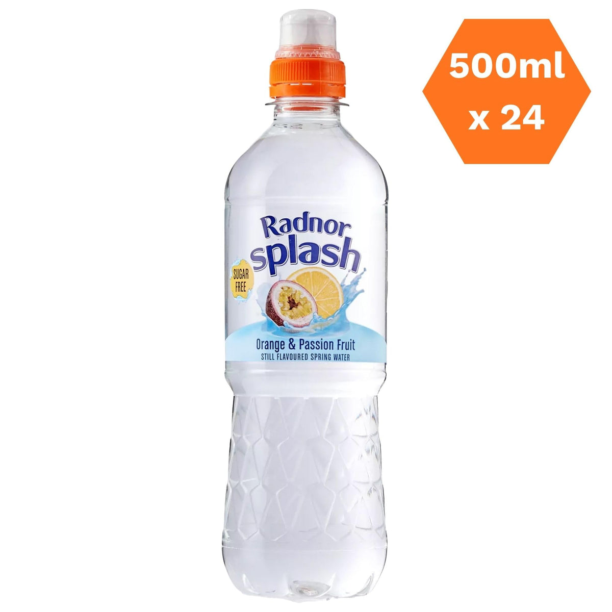 Radnor Splash Flavoured Water Sugar Free 500ml - Pack of 24 (Strawberry)