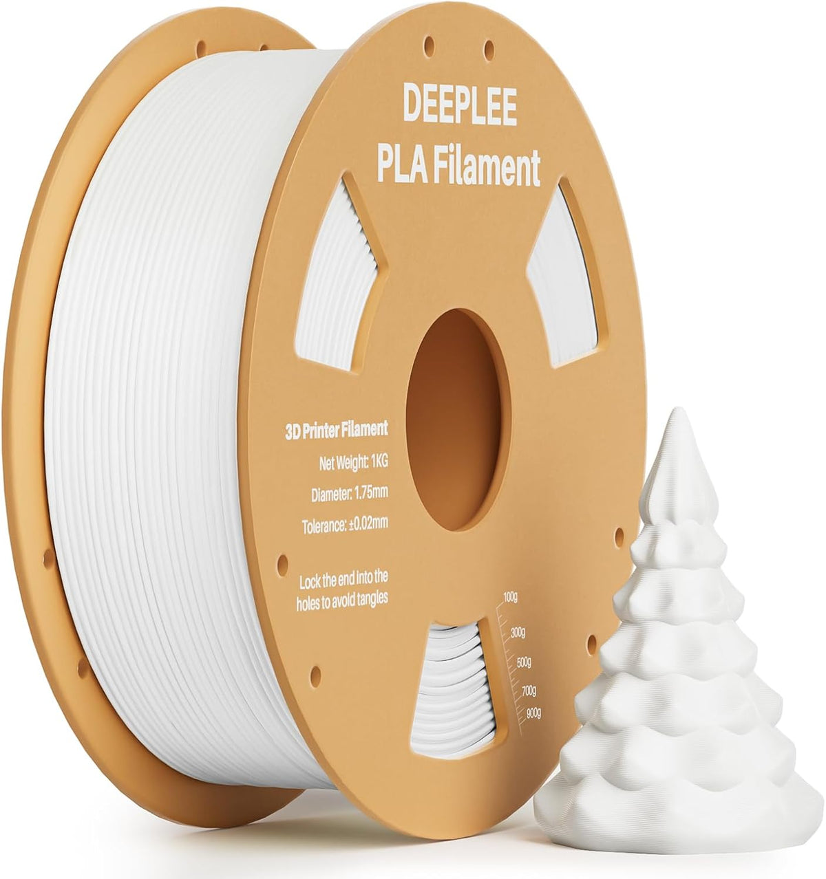 DEEPLEE PLA Filament 1.75mm White 1kg