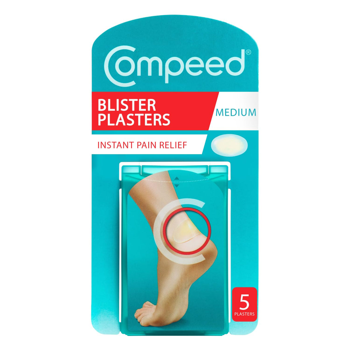 Compeed Medium Blister Plasters, Hydrocolloid, Pack of 12