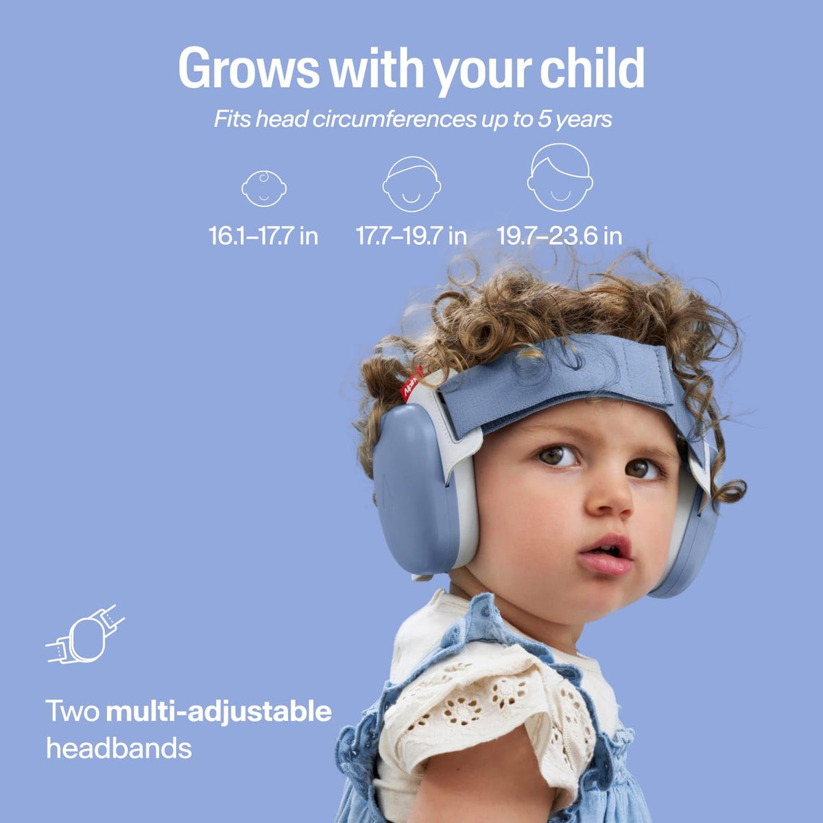 Alpine Muffy Baby Comfort Ear Defenders, Adjustable up to 48 months, Green