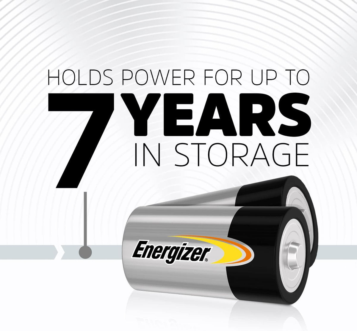Energizer Alkaline Power - C Batteries (8 Pack) Long Lasting Power