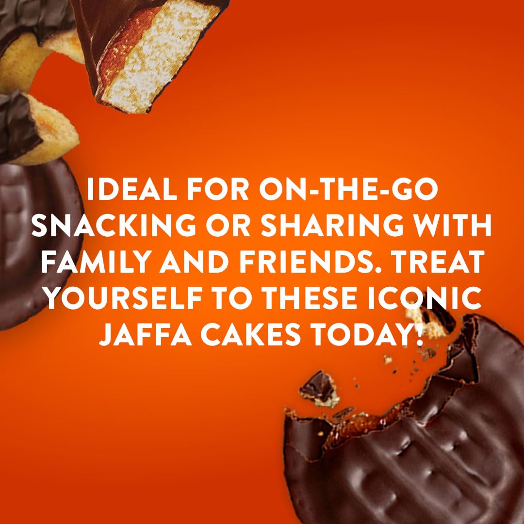McVitie's Jaffa Cakes Original Biscuits Snack Pack, 6 x 3 Cakes, 198 g