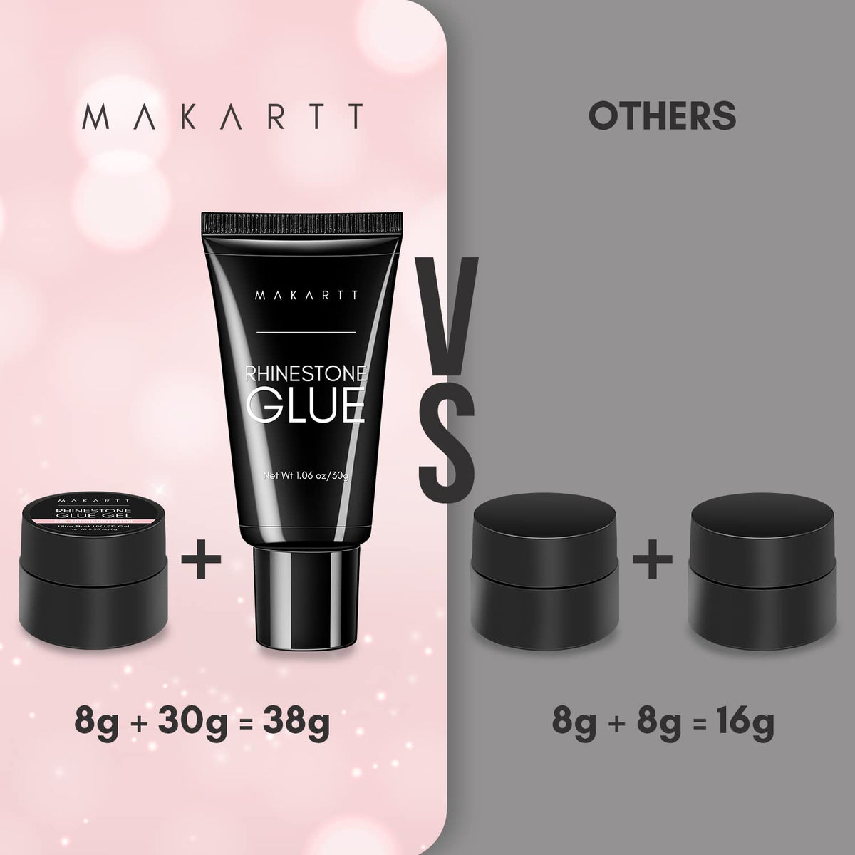 Makartt Nail Glue Extra Strong, New Super Semi Solid for Press-On Nails