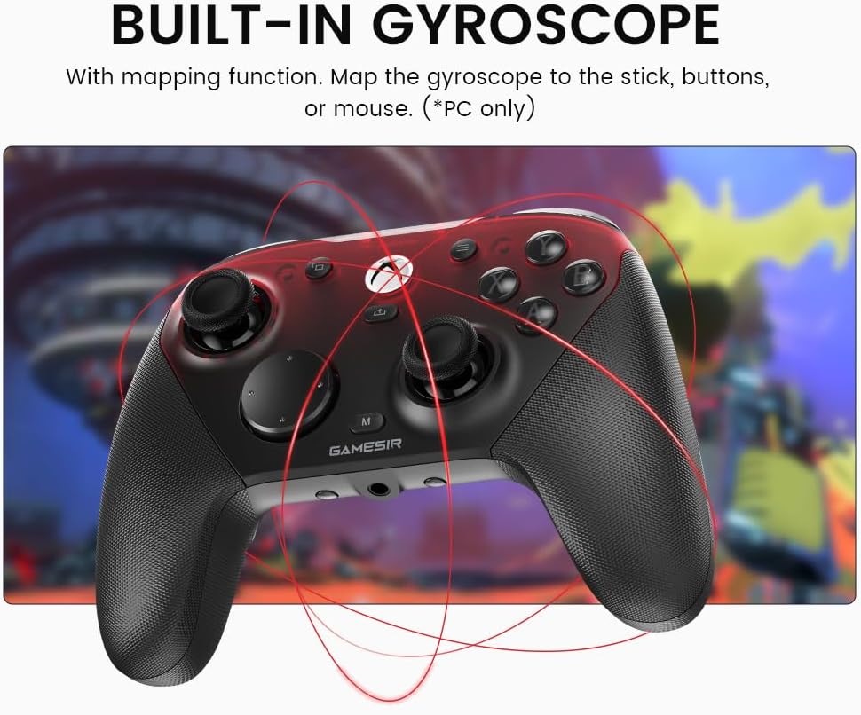 GameSir G7 Pro Wired Controller for Xbox Series X|S, Xbox One, Wireless Gamepad for PC&Android with TMR Sticks, Hall Effect Analog Triggers, 1000Hz Polling Rate, 3.5mm Audio Jack - Black