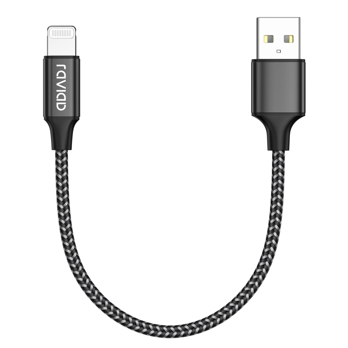 RAVIAD iPhone Cable Short [0.5FT/15CM, MFi Certified] iPhone Charger Cable