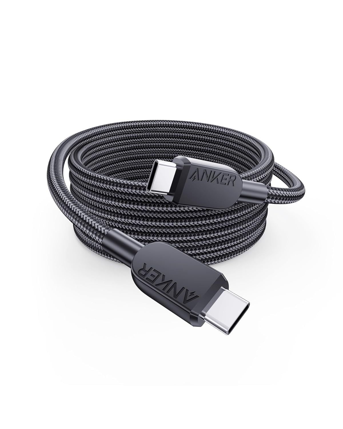 Anker 240W USB C to USB C Cable, Fast Charging Cord (2pack, 1.8m, Black)