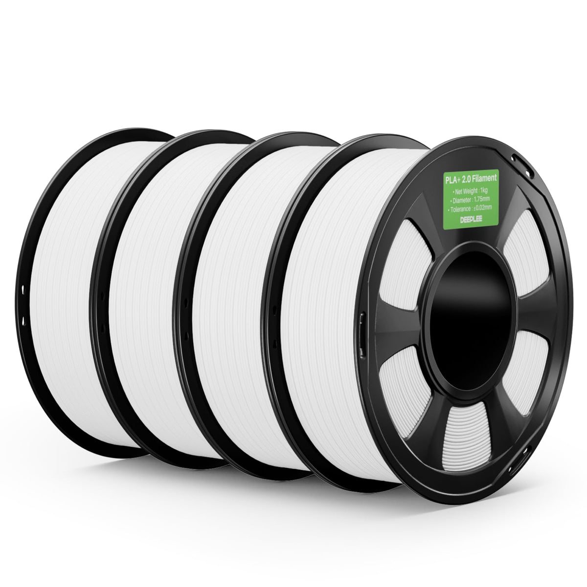 DEEPLEE PLA Plus 1.75mm Filament Beige/Brown 2KG Bundle